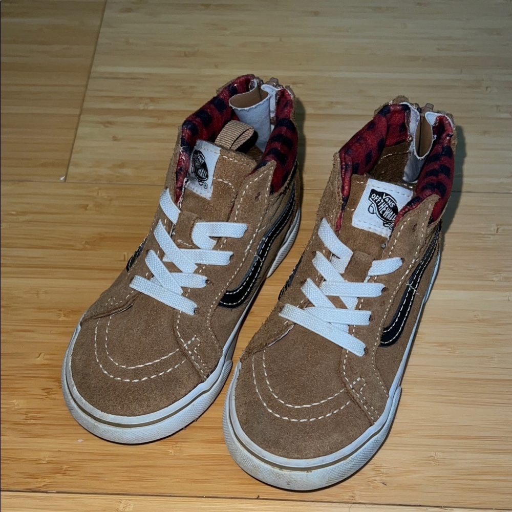 Vans Kids Tan High-Top Sneakers